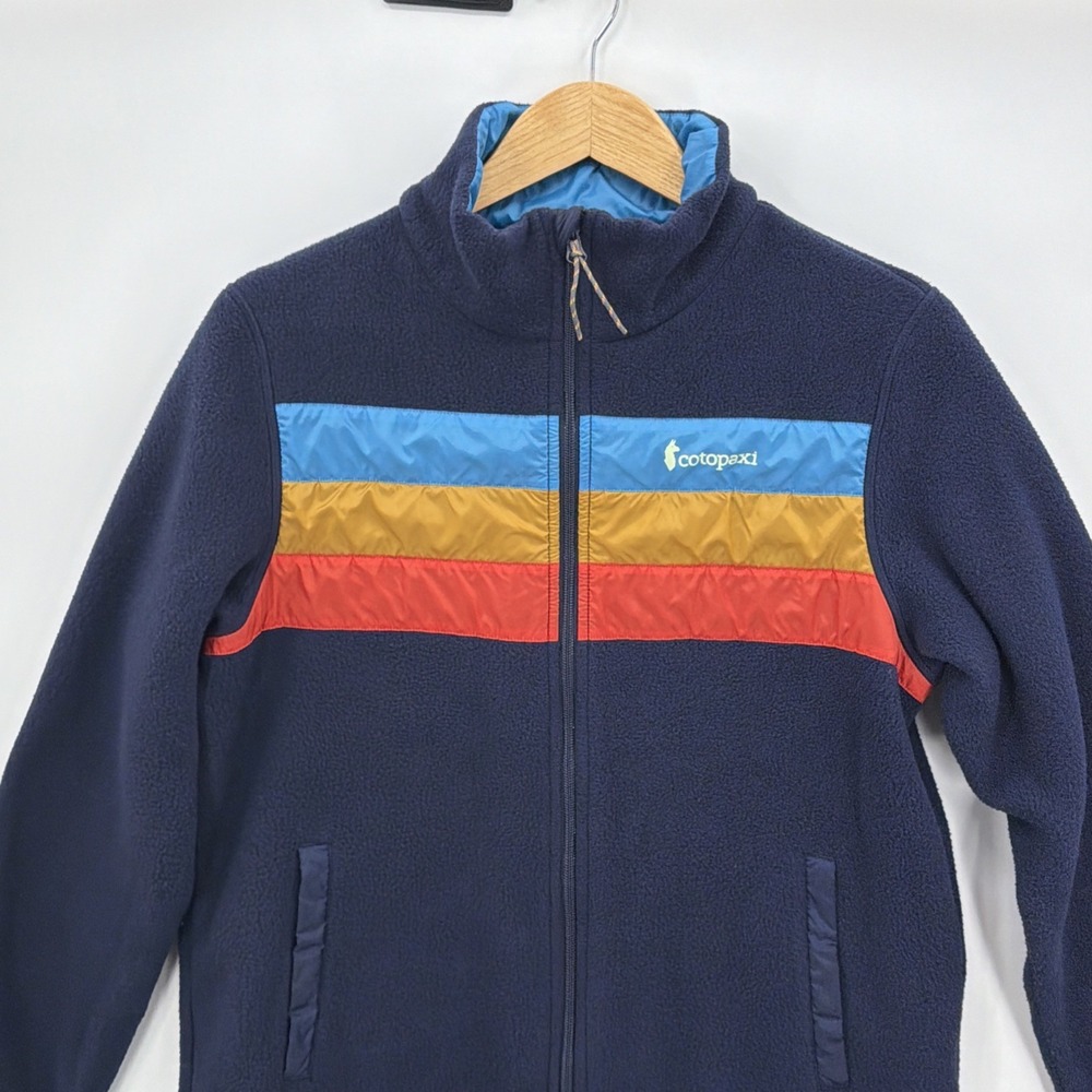 COTOPAXI Teca Fleece Jacket Full Zip Men's Large Blue Hiking Camping Trail Multi - Picture 3 of 14